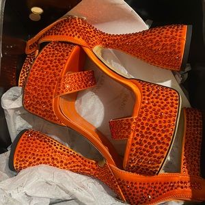 Orange heels